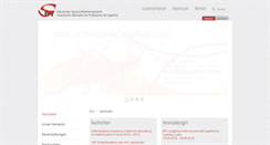 Desktop Screenshot of hispanorama.de