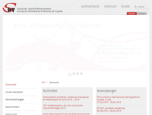 Tablet Screenshot of hispanorama.de